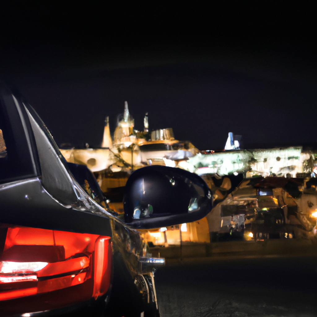 Luxury car in Prague